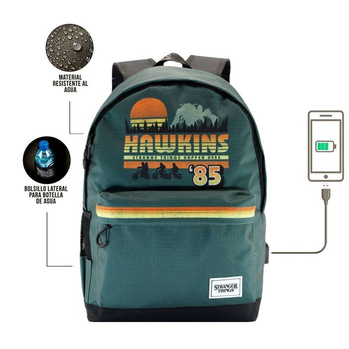 Рюкзак школьный KaracterMania Stranger Things Hawkins 85 (KRCM-03094) изображение 4