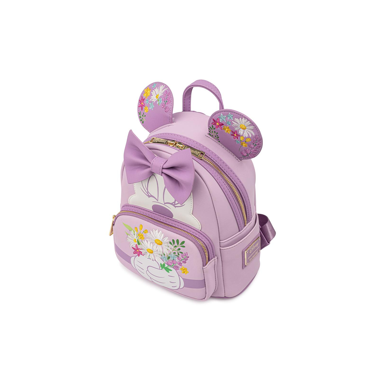 Рюкзак школьный Loungefly Disney - Minnie Mouse Holding Flowers Mini Backpack (WDBK1763) изображение 2