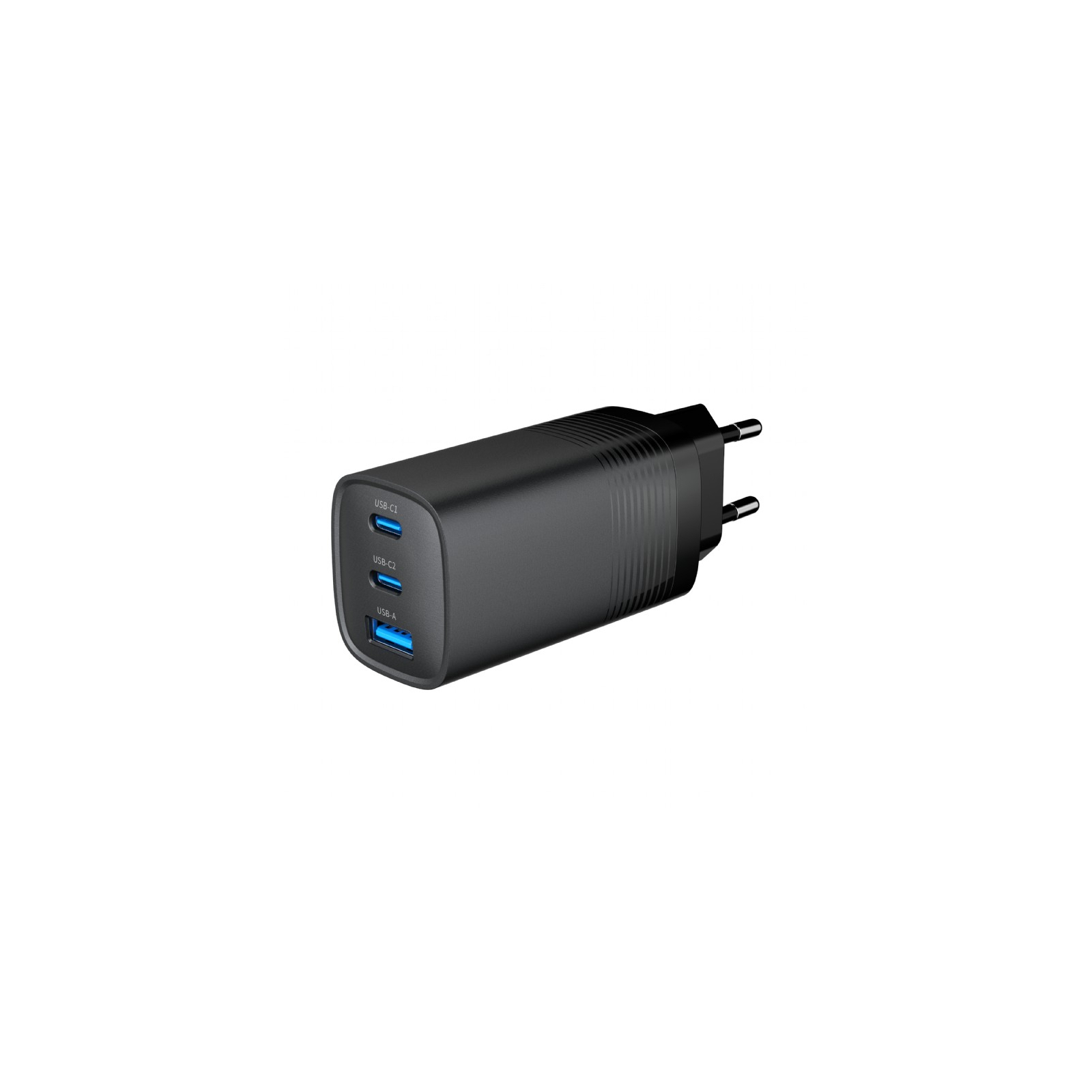 Зарядное устройство Gembird USB-A + 2xType-C (PD18W + QC3.0 27W) white (TA-UC-PDQC65-01-W)