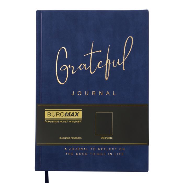 Книга записная Buromax Grateful А5 96 листов, без линовки зеленый (BM.295019-04) изображение 2