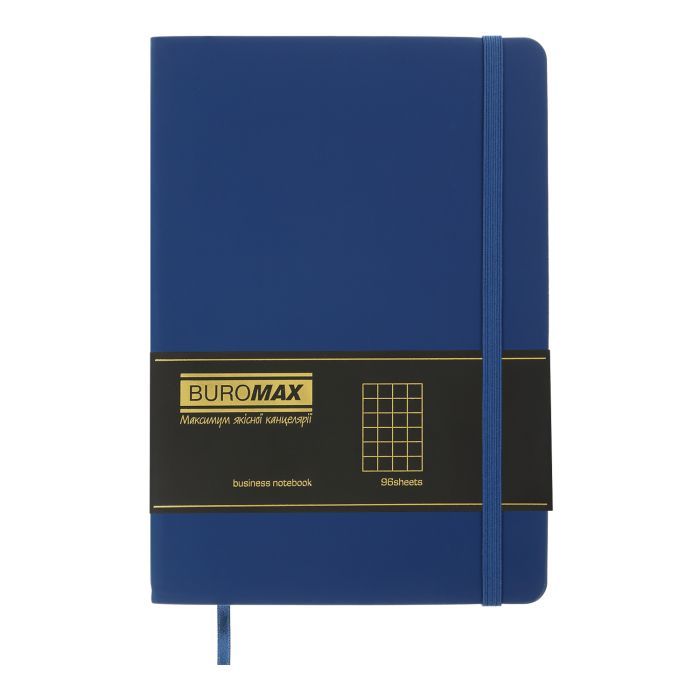 Книга записная Buromax Touch Me 96 листов А5 в клетку синий (BM.295102-02) изображение 2