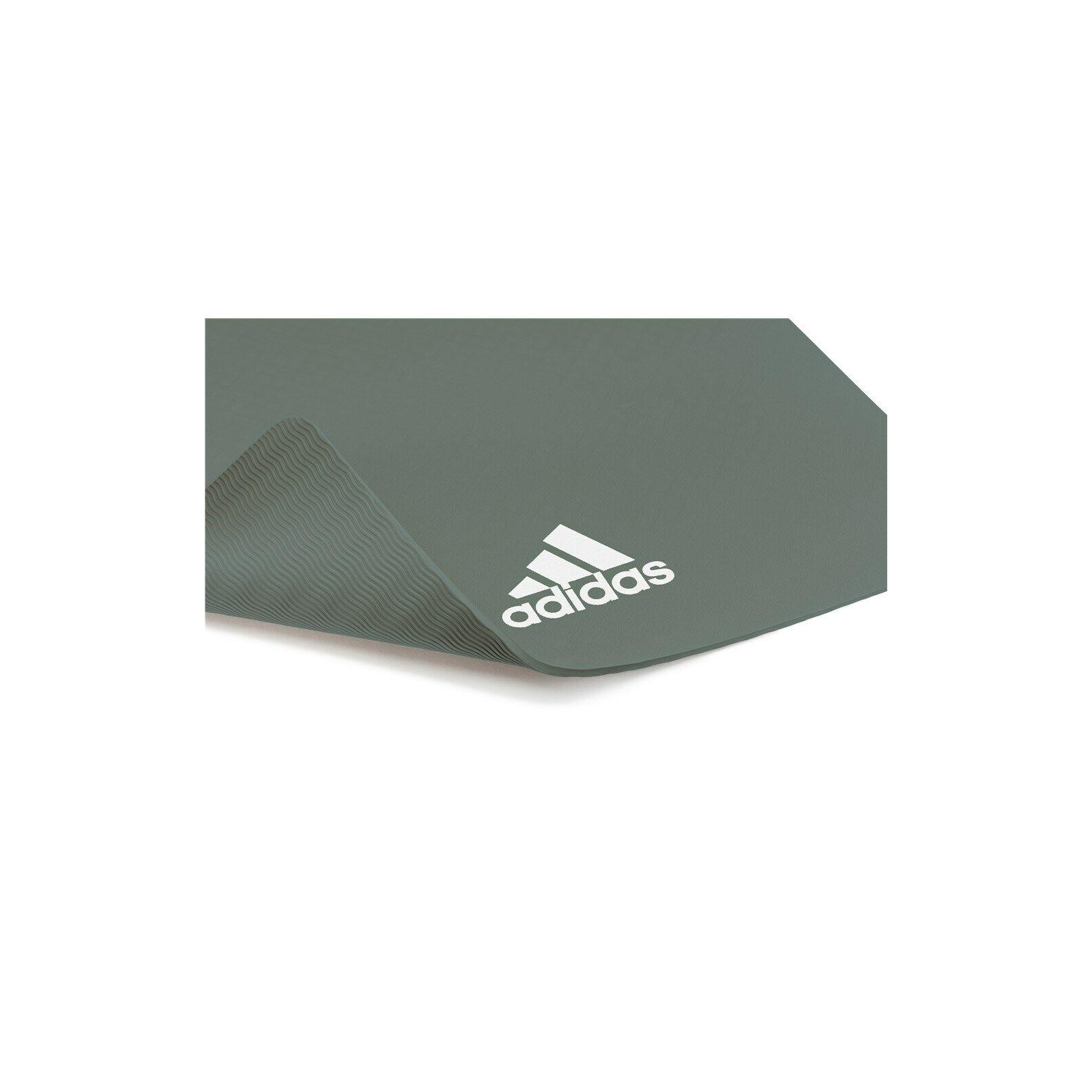 Коврик для йоги Adidas Yoga Mat Уні 176 х 61 х 0,8 см Темно-зелений (ADYG-10100RG) изображение 3