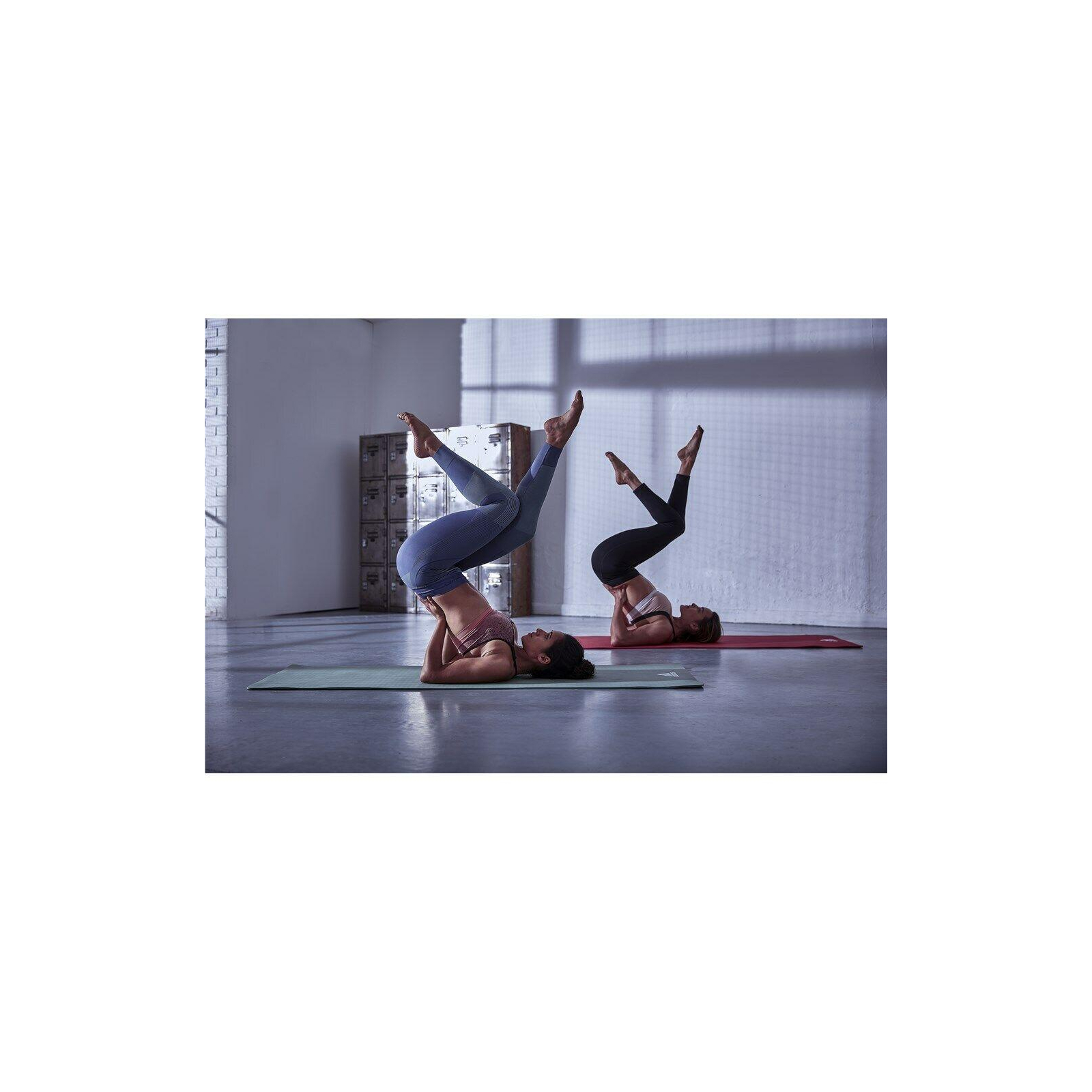 Коврик для йоги Adidas Yoga Mat Уні 176 х 61 х 0,8 см Зелений (ADYG-10100GN) изображение 5