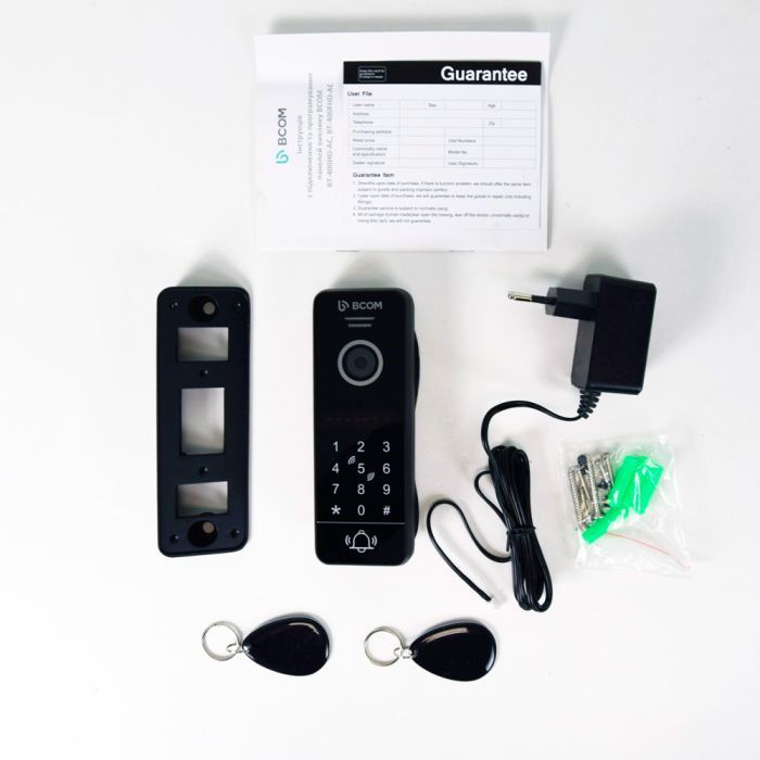 Панель виклику BCOM BT-400HD-AC Black зображення 4