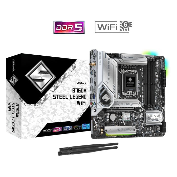 Материнська плата ASRock B760M STEEL LEGEND WIFI зображення 6