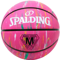 Фото - Баскетбольный мяч SPALDING М'яч баскетбольний  Marble Series рожевий, мультиколор Уні 5 84417 