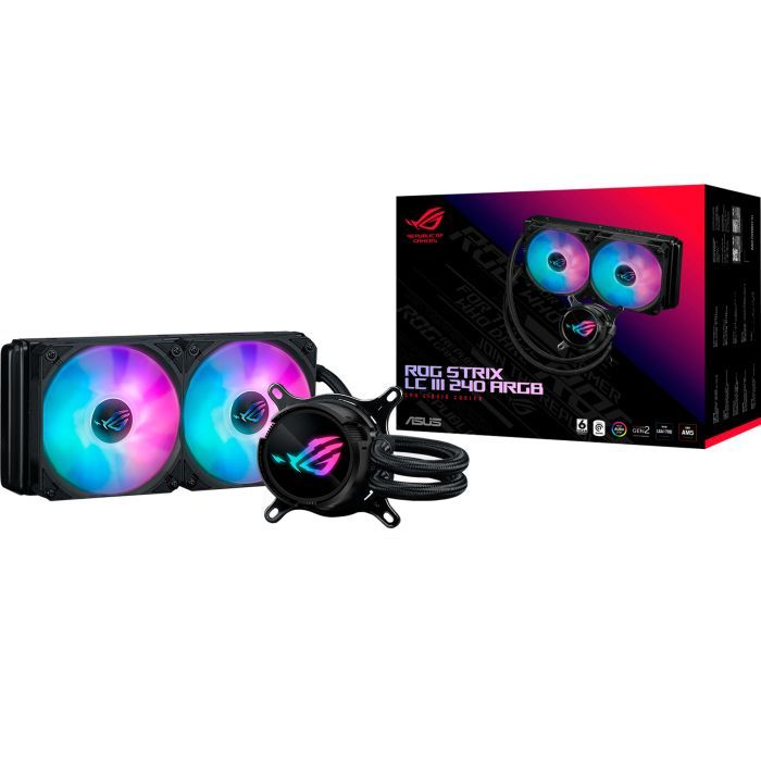 Система рідинного охолодження ASUS ROG Strix LC III 240 ARGB (90RC00S1-M0UAY0) зображення 8