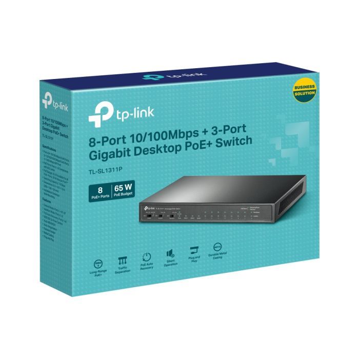 Комутатор мережевий TP-Link TL-SL1311P зображення 6