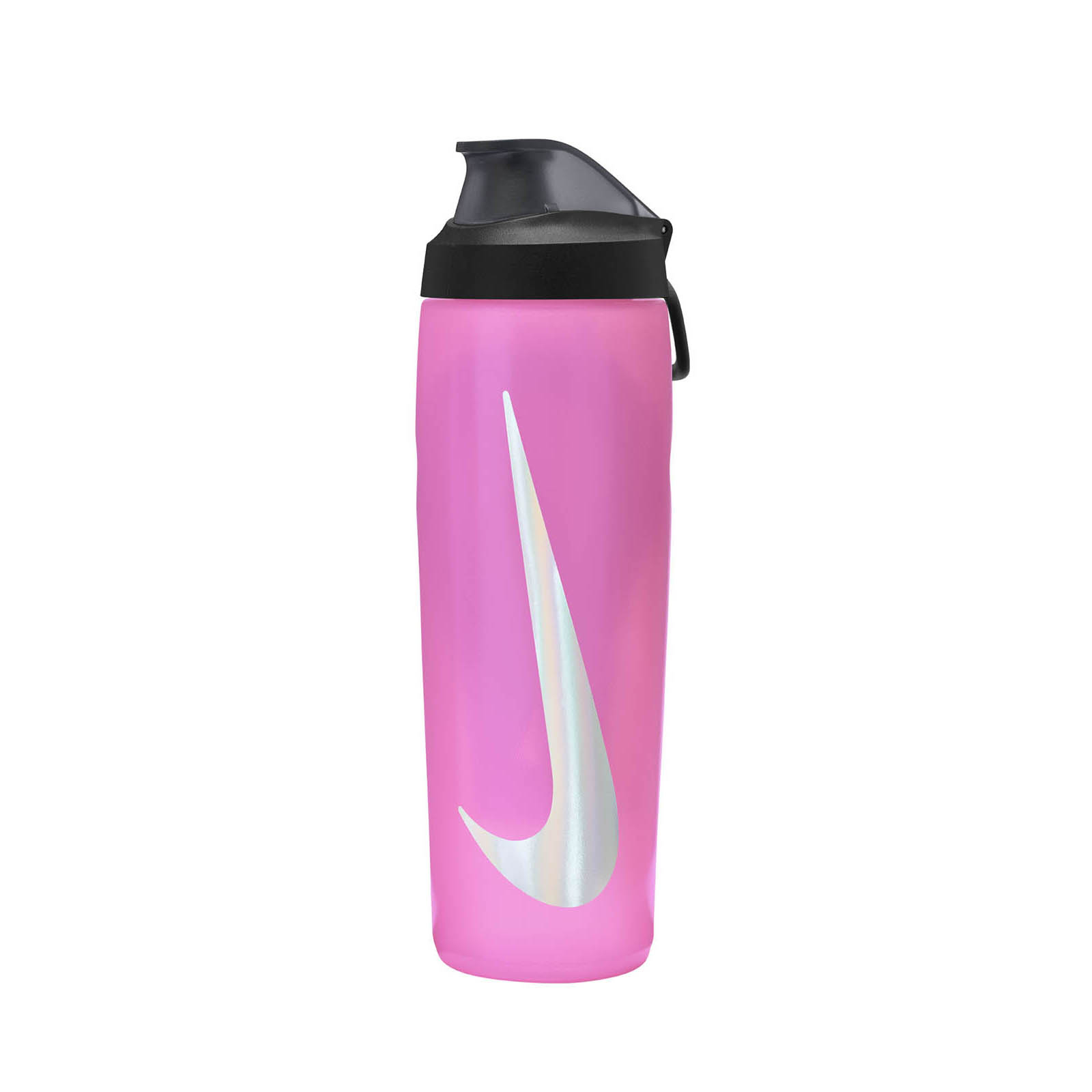 Бутылка для воды Nike Refuel Bottle Locking Lid 24 OZ рожевий, чорний, сріблястий 709 мл N.100.7668.637.24 (887791745026)
