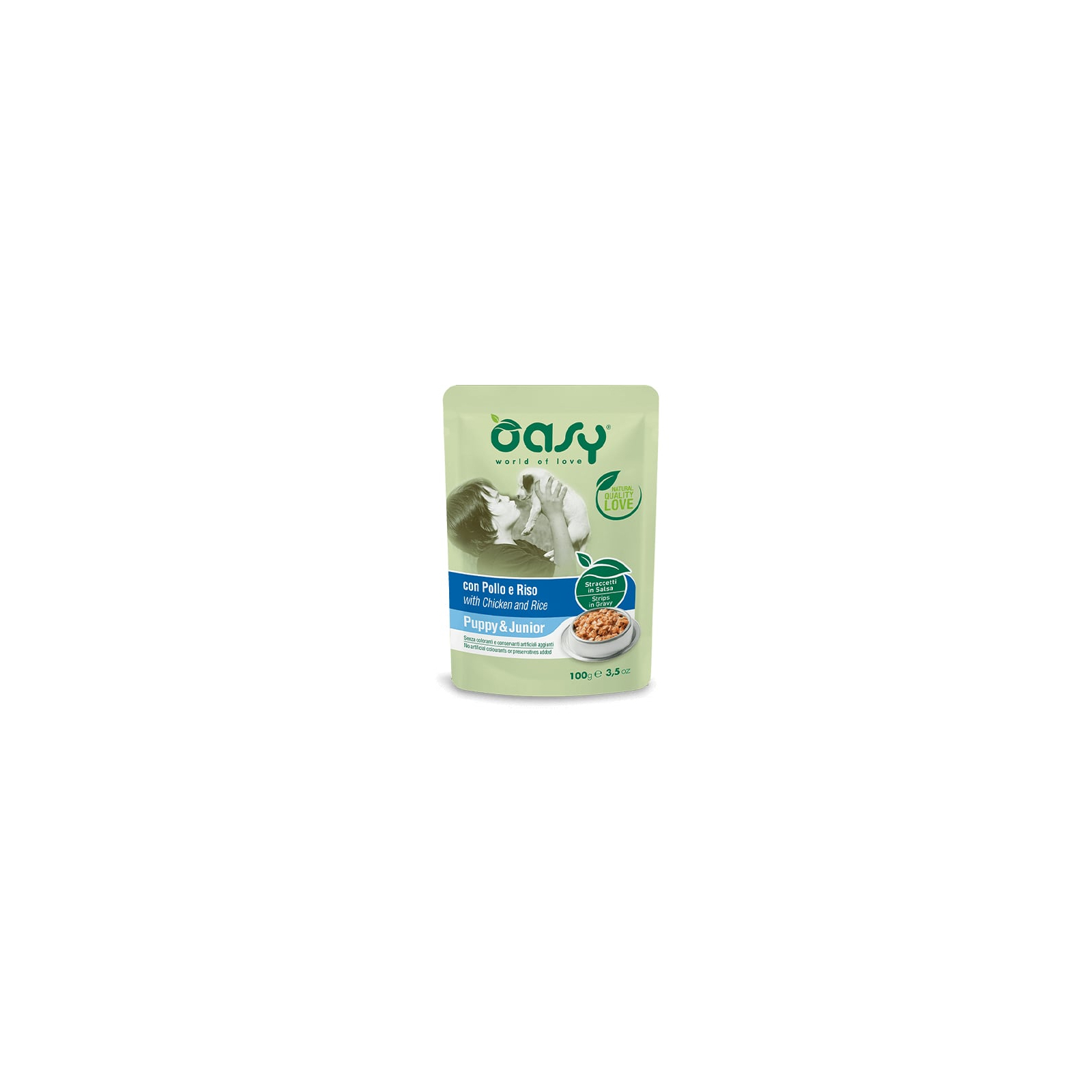 Влажный корм для собак OASY One Protein Formula Puppy курица и рис 100 г (8054329510643)