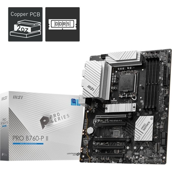 Материнская плата MSI PRO B760-P II изображение 5