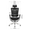 Офисное кресло GT Racer X-801L Black (X-801L Black (W-21)) изображение 5