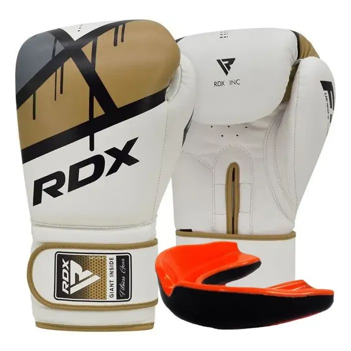 Боксерские перчатки RDX F7 Ego Golden 10 унцій (BGR-F7GL-10oz)