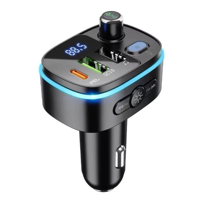 FM модулятор HOCO E62, Black, Box