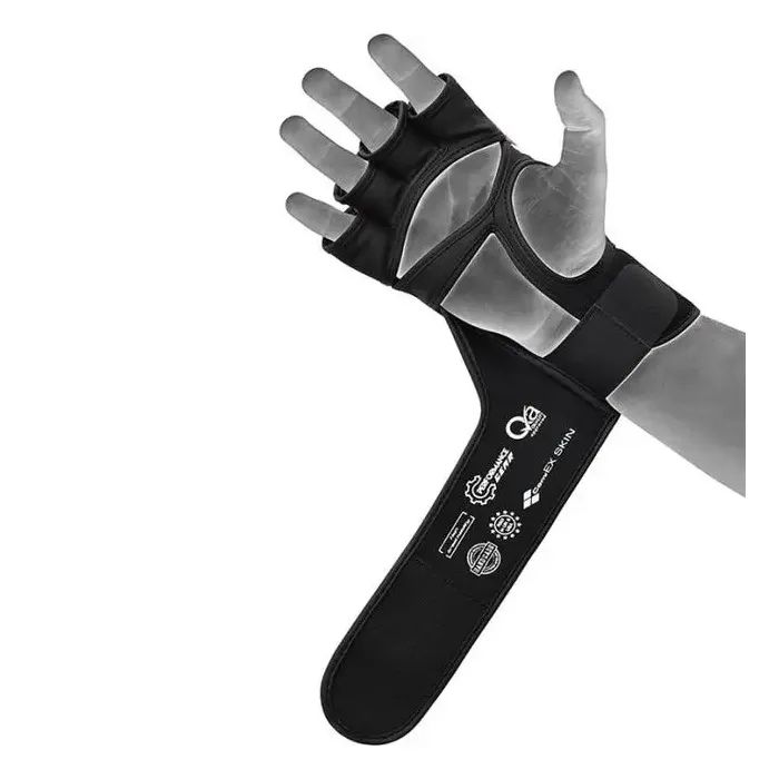 Рукавички для MMA RDX Aura Plus T-17 Black Golden L (GGR-T17BGL-L+) зображення 3