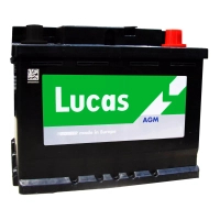 Аккумулятор автомобильный Lucas 6CT-60 АзЕ AGM Start-Stop (LBAGM001A)