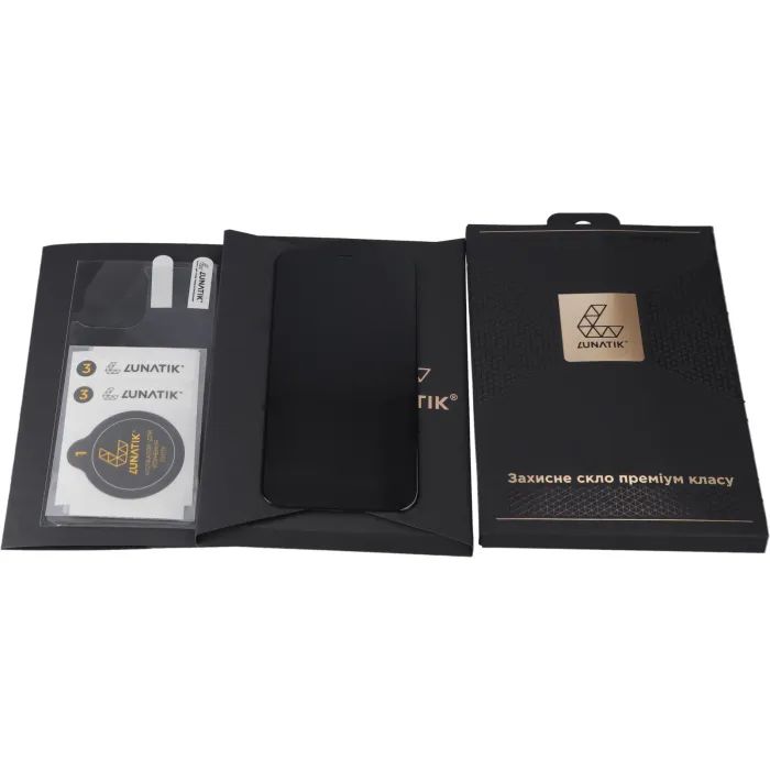 Скло захисне Lunatik Premium Tempered Glass 2.75D Black for iPhone 11 Pro Max/iPhone Xs Max (793159) зображення 8