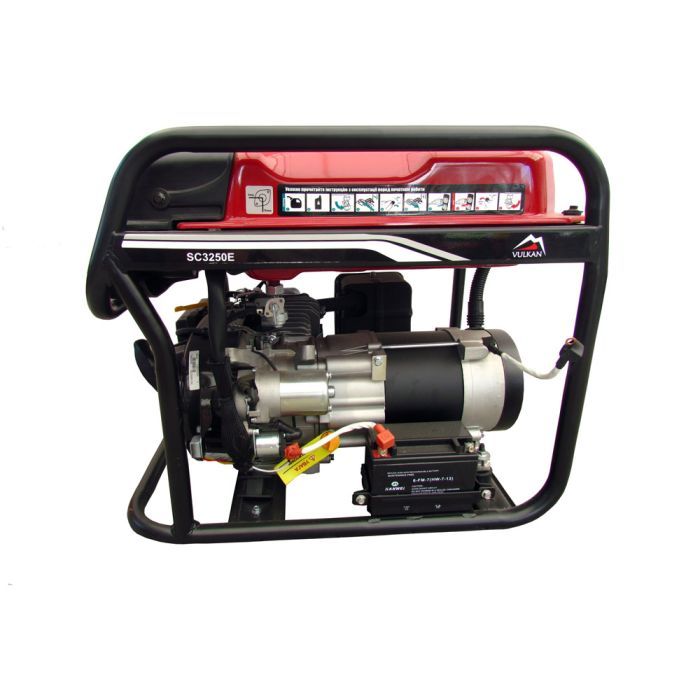 Генератор Vulkan SC3250E-II 1ф 2,8kW, ел.старт, бак-15л (SC3250E-II) зображення 4