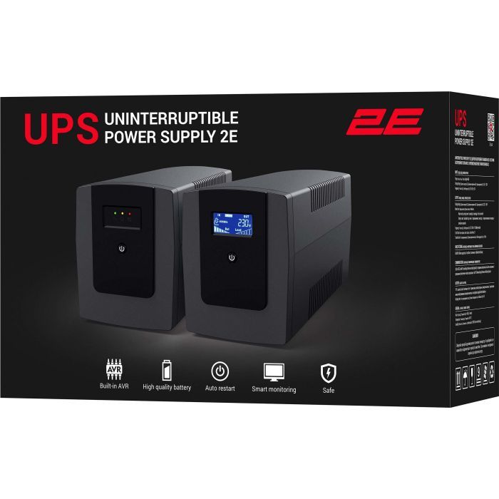 Пристрій безперебійного живлення 2E ED650, 360W (2E-ED650) зображення 4
