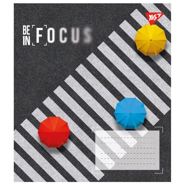 Зошит Yes Be in focus 48 аркушів клітинка (767370) зображення 3