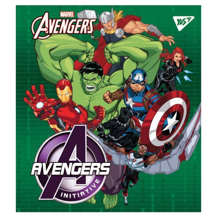 Тетрадь Yes А5 Marvel 12 листов линия (765168) изображение 3