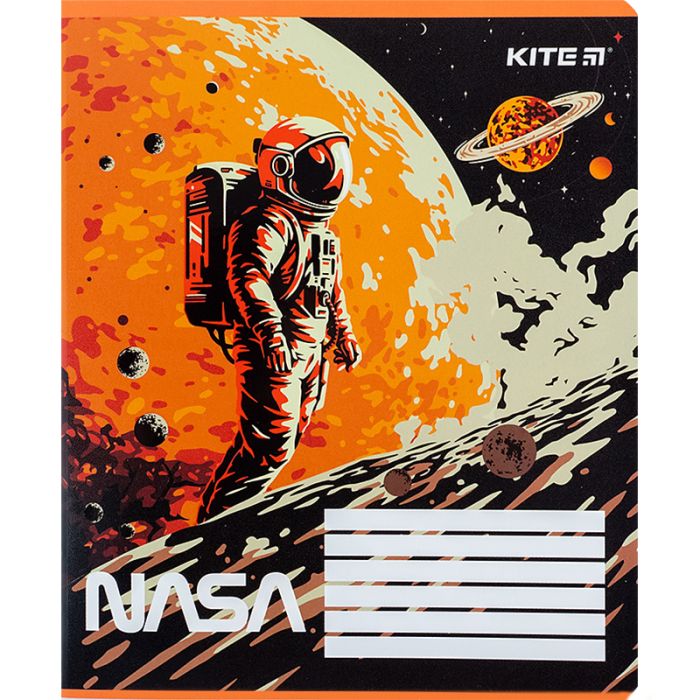Тетрадь Kite NASA 12 листов, линия (NS24-234) изображение 12