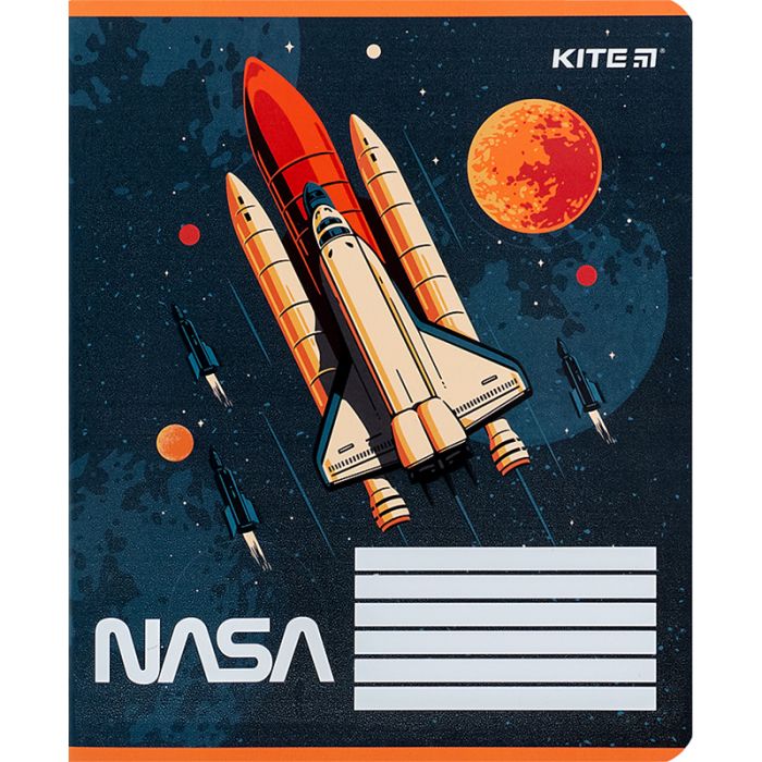 Тетрадь Kite NASA 12 листов, линия (NS24-234) изображение 9