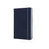 Книга записна Optima А5 NAMIB, тверда обкладинка, гумка, білий блок клітинка, синій (O27101-02)
