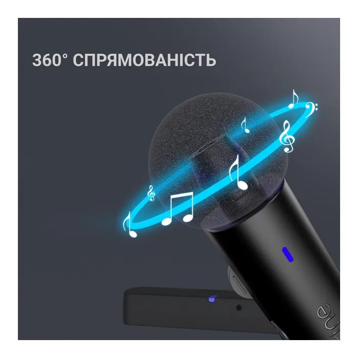 Мікрофон Fifine M6 Wireless Black (M6) зображення 10