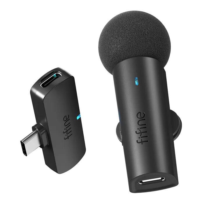 Мікрофон Fifine M6 Wireless Black (M6) зображення 3