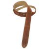 Ремінь для гітари Levy's Classics Series Suede Guitar Strap Brown (MS12-BRN)