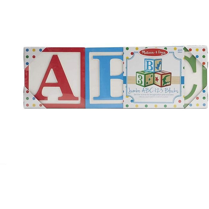 Кубики Melissa&Doug Набір з 3-х великих дерев'яних кубиків (MD30543) зображення 5