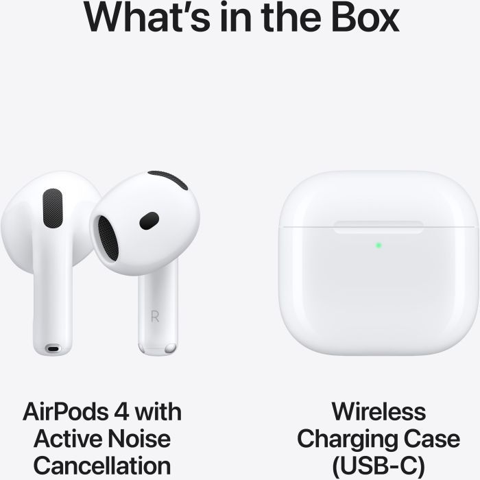 Навушники Apple AirPods 4 with Active Noise Cancellation (MXP93ZE/A) зображення 9