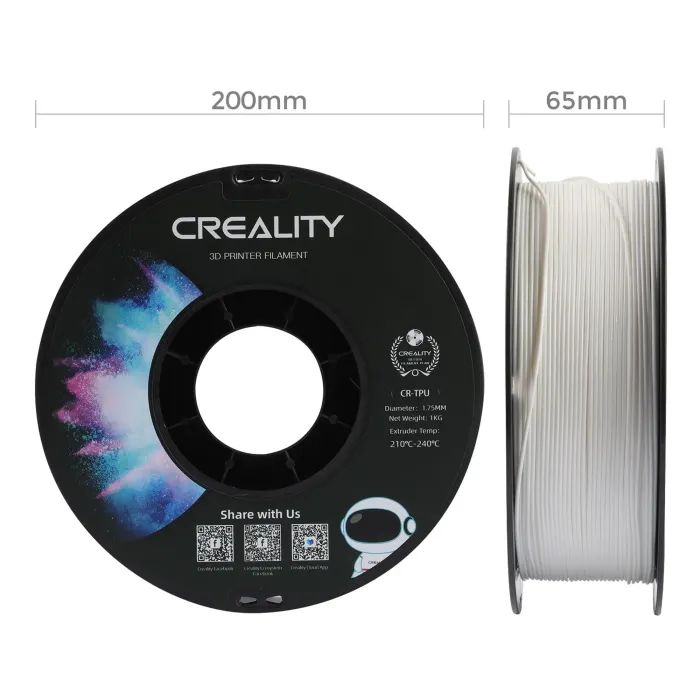Пластик для 3D-принтера Creality TPU 1кг, 1.75мм, blue (3301040039) изображение 6