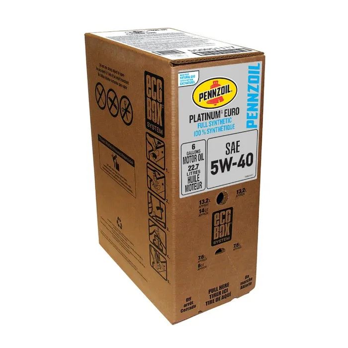 Моторное масло Pennzoil Platinum Euro 5W40 24/1 Qt Ecobox 22,71л.