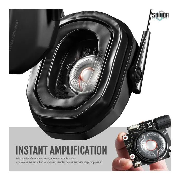 Наушники для стрельбы Savior Apollo Black (EM-APPOLO-BLACK) изображение 3