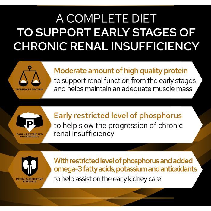 Сухой корм для кошек Purina Pro Plan Veterinary Diets NF Renal Function Early Care При болезни почек на ранних стадиях 1.5 кг (7613287882295) изображение 7