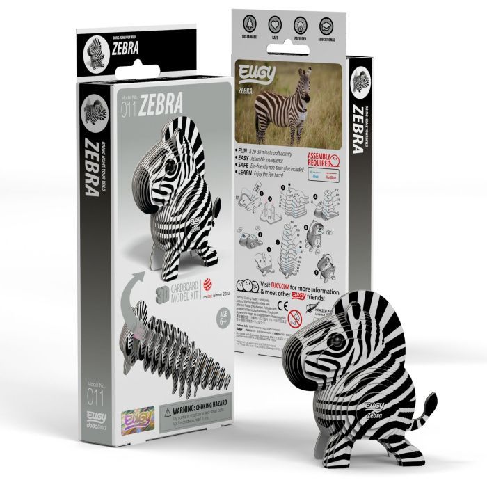 Пазл Eugy 3D Зоопарк Зебра (XEG-011) зображення 4