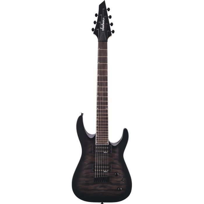 Электрогитара Jackson Guitars JS22Q-7 DKA Dinky Arch TOP HT Transparent Black Burst (231252)