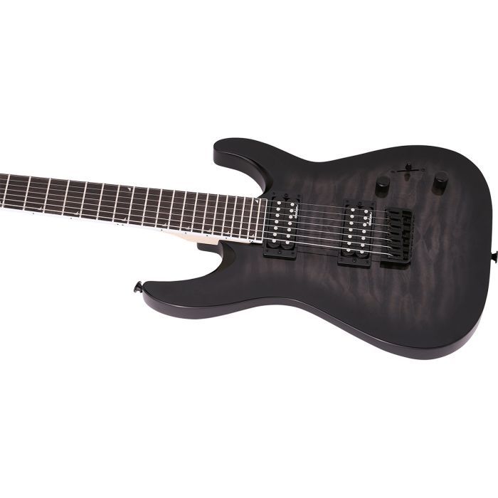 Электрогитара Jackson Guitars JS22Q-7 DKA Dinky Arch TOP HT Transparent Black Burst (231252) изображение 5