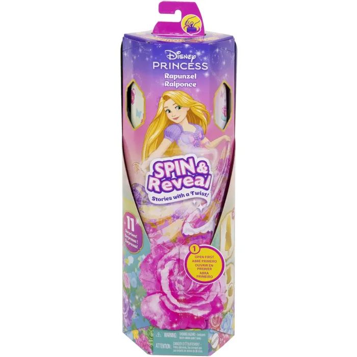 Кукла Disney Princess Набор-сюрприз с Рапунцель Крути и проявляй (HTV86) изображение 3