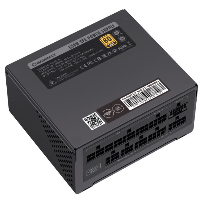 Блок питания Gamemax 650W (GS-650G Black)