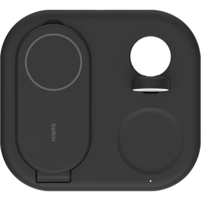 Зарядное устройство Belkin 3in1 Magnetic Foldable iPhone/Watch/AirPods Qi2 15W white (WIZ029VFWH) изображение 2