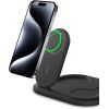 Зарядное устройство Belkin 3in1 Magnetic Foldable iPhone/Watch/AirPods Qi2 15W black (WIZ029VFBK) изображение 9