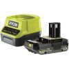 Набір акумулятор + зарядний пристрій Ryobi ONE+ RC18120-120C 18V 1х2Ah, ЗП 2А (5133005090)