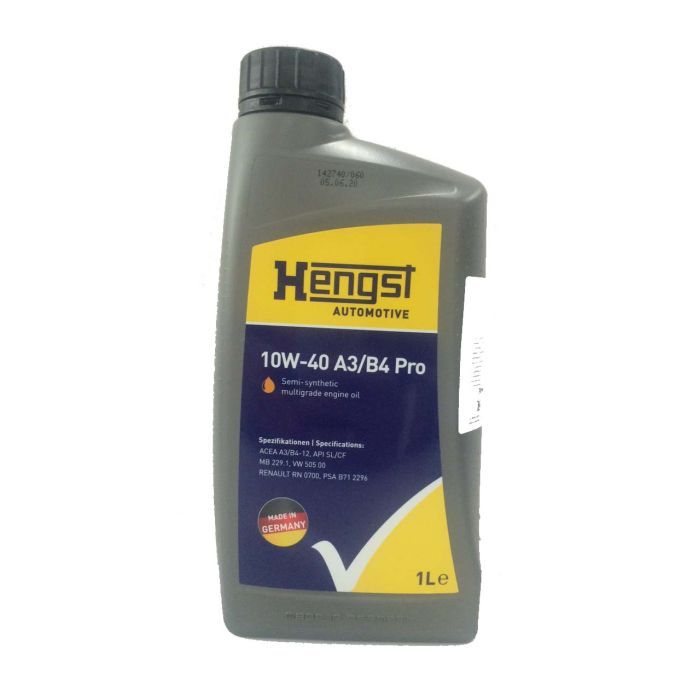 Моторное масло HENGST 10W-40 A3/B4 Pro, 1л (553800000)