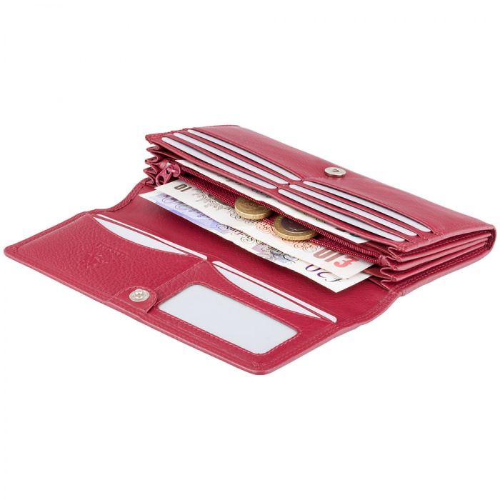 Кошелек Visconti HT35 Buckingham c RFID Red (HT35 RED) изображение 4