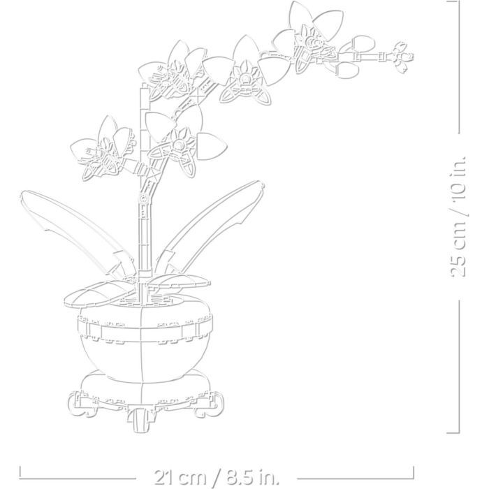 Конструктор LEGO Botanicals Мини орхидея (10343) изображение 6