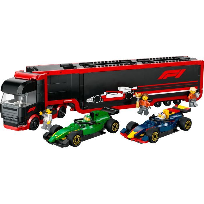 Конструктор LEGO City Вантажівка F1 з автомобілями RB20 та AMR24 (60445) зображення 2