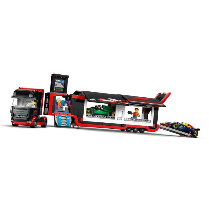 Конструктор LEGO City Вантажівка F1 з автомобілями RB20 та AMR24 (60445) зображення 3